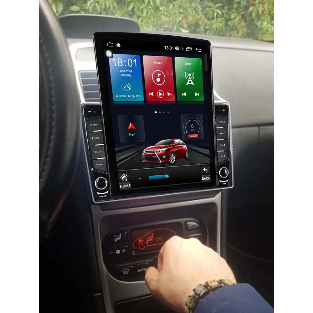 Unidad principal con pantalla táctil para Peugeot, reproductor Multimedia con Android 10, navegación, Audio, Radio, para Peugeot 307 307CC 307SW 2004 2013 Tesla|Reproductor multimedia para coche| - AliExpress