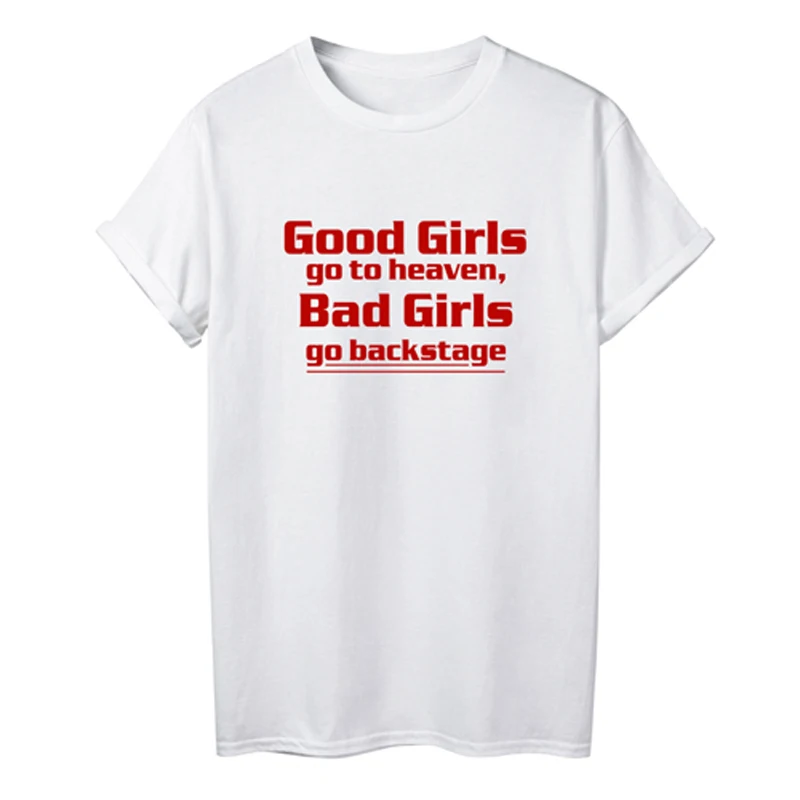 Good Girls Go To Heaven   Go Backstage ΰ    Hipster  t  ϶ Basic Cotton Tees
