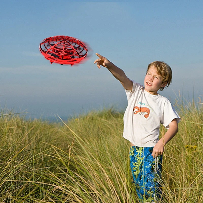 

Mini Drone UFO Quadcopter Induction Infrared Light Suspension Flying Toys Mini RC Drone Children's Gift Figure Toys