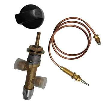 

Propane Lpg Gas Fire Pit Control Safety Valve Flame Failure Device Gas Heater Valve with Thermocouple and Knob