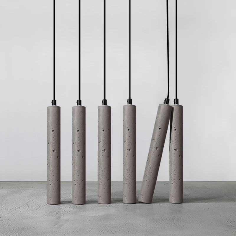 Nordic Cement Spot Pendant Lighting Modern Dinning Room Lamp Decor Light Fixture Hanging Indoor | Освещение