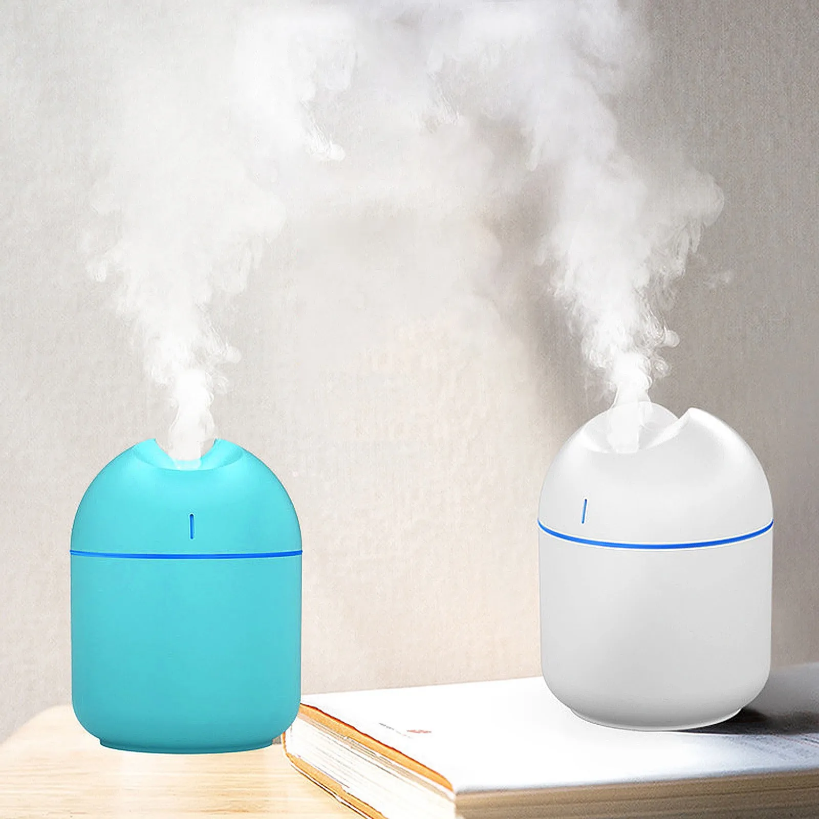 Portable Air Humidifier 220ML Mini Ultrasonic Car Home Purifier Aroma Anion Mist Maker LED Lamp USB Essential Oil Diffuser