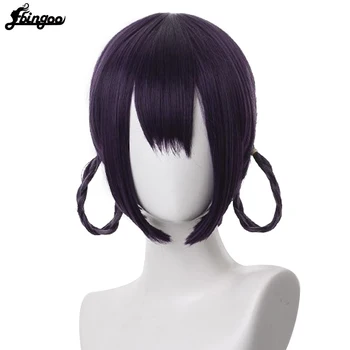 

Ebingoo Shutendoji Women Cosplay Purple Long Wigs Synthetic Wig Hairs Braided Game Fate Grand Order For Halloween