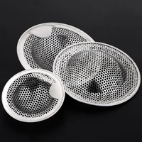 Stainless Steel Strainer Multiple Use Kitchen Sink Sink Filter Bathroom Sink Hair Filter Mop Pool Filter Sewer Floor Drain 1pc 4