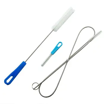 

3PCS/Set Flexible Bottle Brush Tube Brushes Bottle Straw Brushes Home Cleaning Supplies (White)