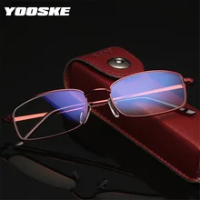 YOOSKE, анти-синий светильник, очки для чтения, женские, мужские, матальная оправа, дальнозоркость, Пресбиопия, очки по рецепту+ 1,0, 1,5, 2,5, белая коробка YOOSKE, анти-синий светильник, очки для чтения, женские, мужские, матальная оправа, дальнозоркость, Пресбиопия, очки по рецепту+ 1,0, 1,5, 2,5, белая коробка