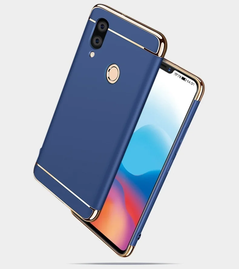 Чехол для huawei Nova 3, чехол Nova 3i, роскошный, Королевский, золотой, с металлическим покрытием, ТПУ, жесткий съемный чехол 3 в 1 для huawei Nova 3
