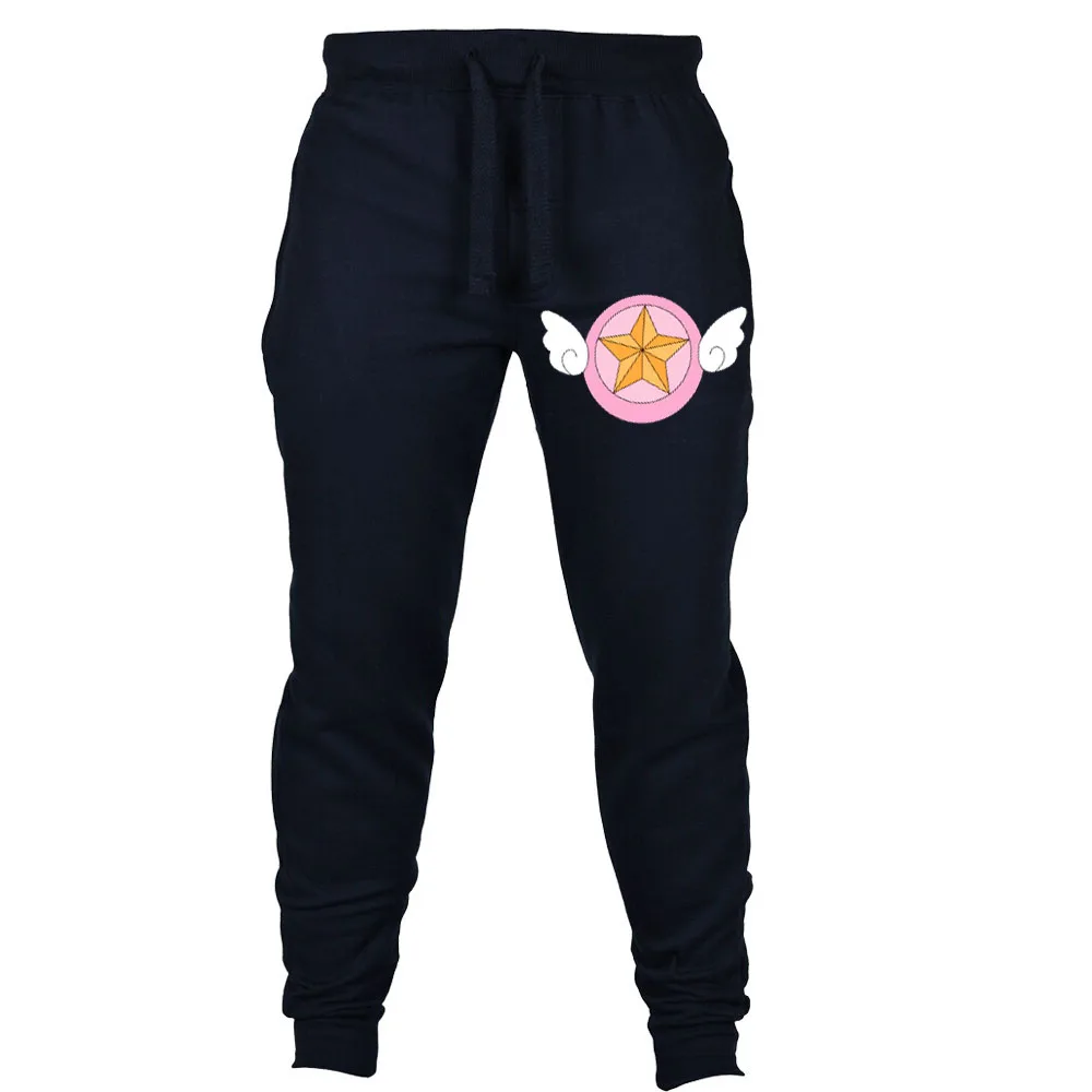 

Japan anime Cardcaptor Sakura pants Mens Winter Sweatpants Spring Male Casual pants cospaly cartoon pants Cotton Jogger Pants