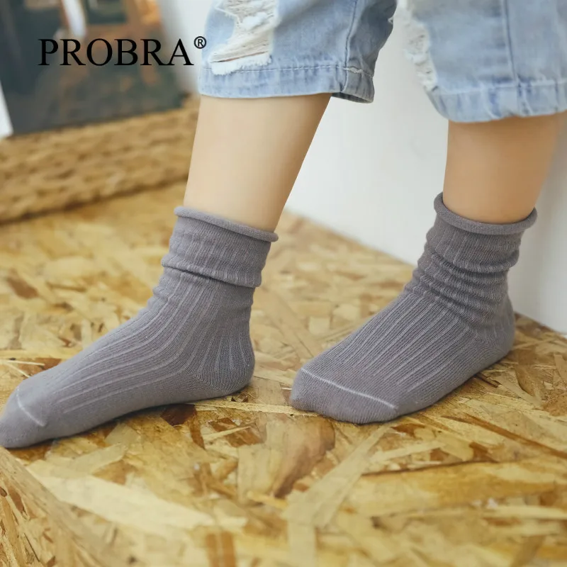 Тонкие хлопковые носки для мальчиков от 3 до 13 лет, 10 P, хлопок носки для девочек детские носки для девочек Брендовые однотонные высококачественные носки