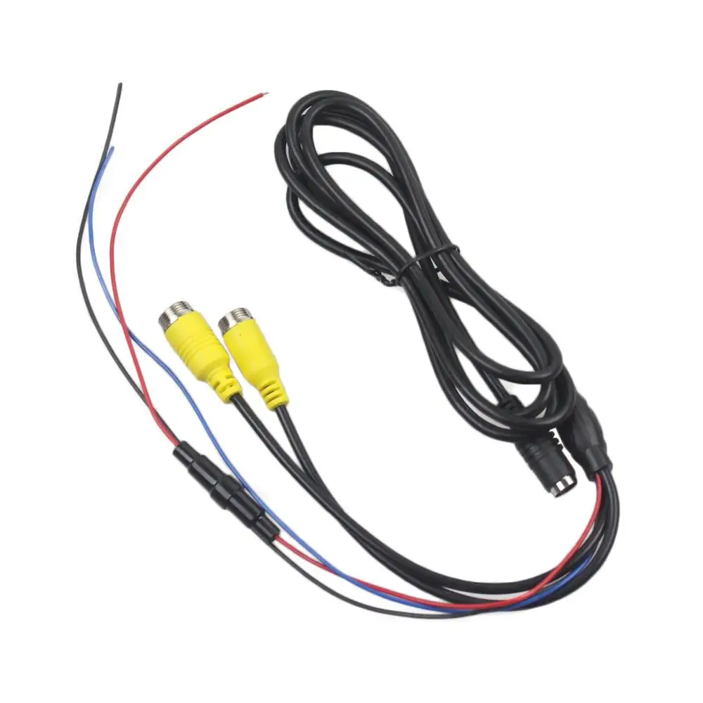 DIYKIT AHD " ips автомобильный монитор заднего вида монитор Поддержка 1080P AHD камера с 2 x 4PIN видео вход 12 V-24 V DC