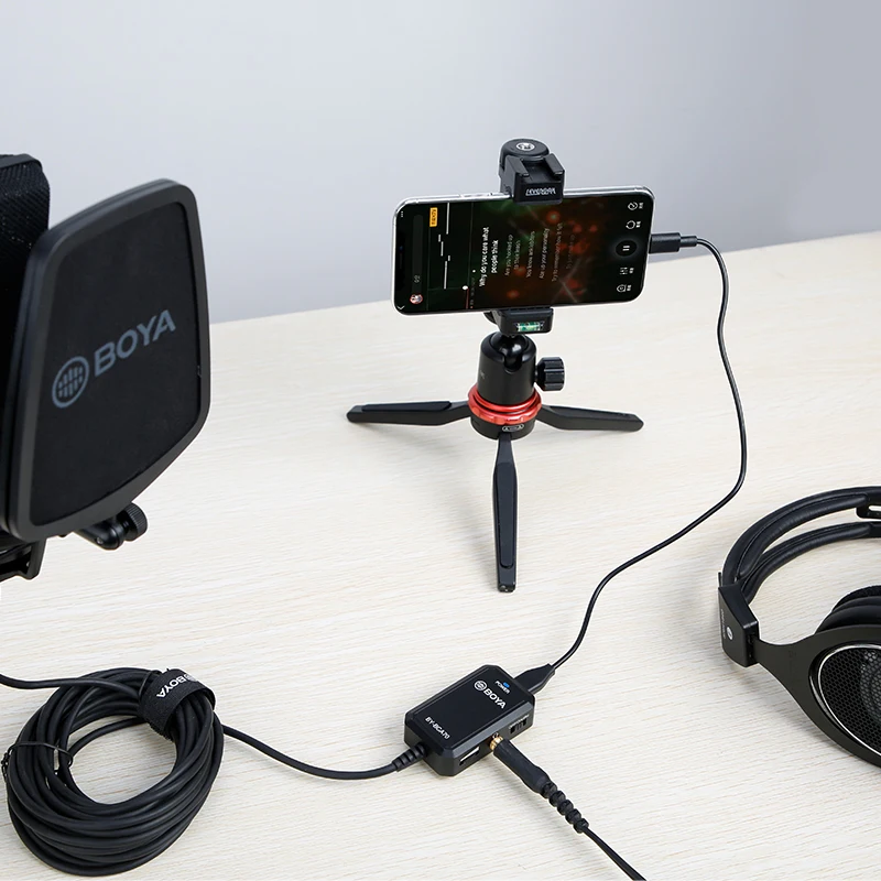 BOYA BY-BCA70 XLR Audio Adapter mic for XLR
