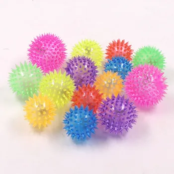 

Pet Ball Toy Dog Cat Luminous Sounded Elastic Bite Chew Toys Puppy Training Supplies
