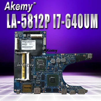 

Free shipping for M11X R2 I7-640UM 0KH7R7 KH7R7 CPU DDR3 CN-0KH7R7 LA-5812P Laptop motherboard 100%Tested OK