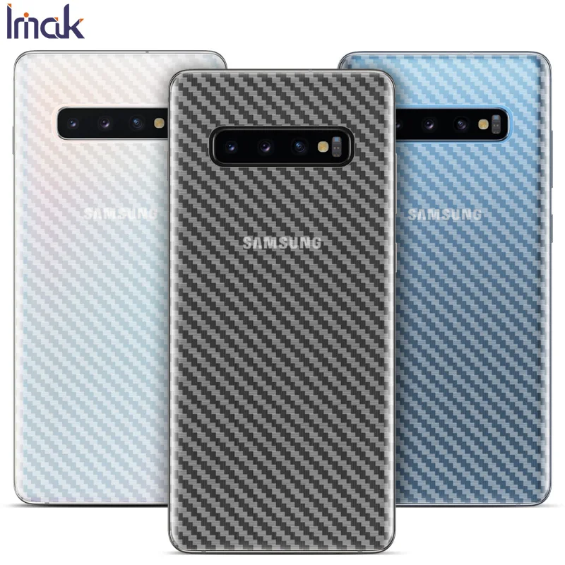 Задняя пленка IMAK из углеродного волокна с рисунком для Samsung Galaxy S10 S10e 5G Plus Note10