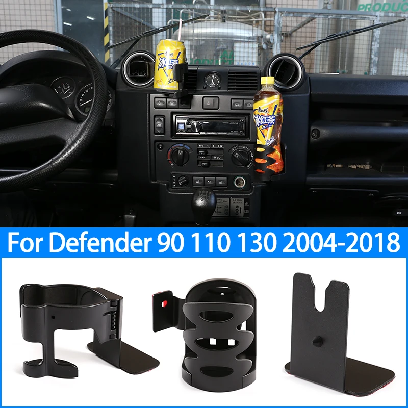 Console Water Cup/Supporto Per Telefono, Walkie-Talkie Deck, Per Land Rover Defender 90 110 130 2004-2018, Staffa Di Navigazione Per Auto, Portabevand