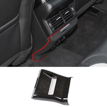 

Black Wood Grain ABS Plastic Rear Row AC Vent Outlet Trim Cover For Range Rover Evoque L551 2019-2020 Accessories