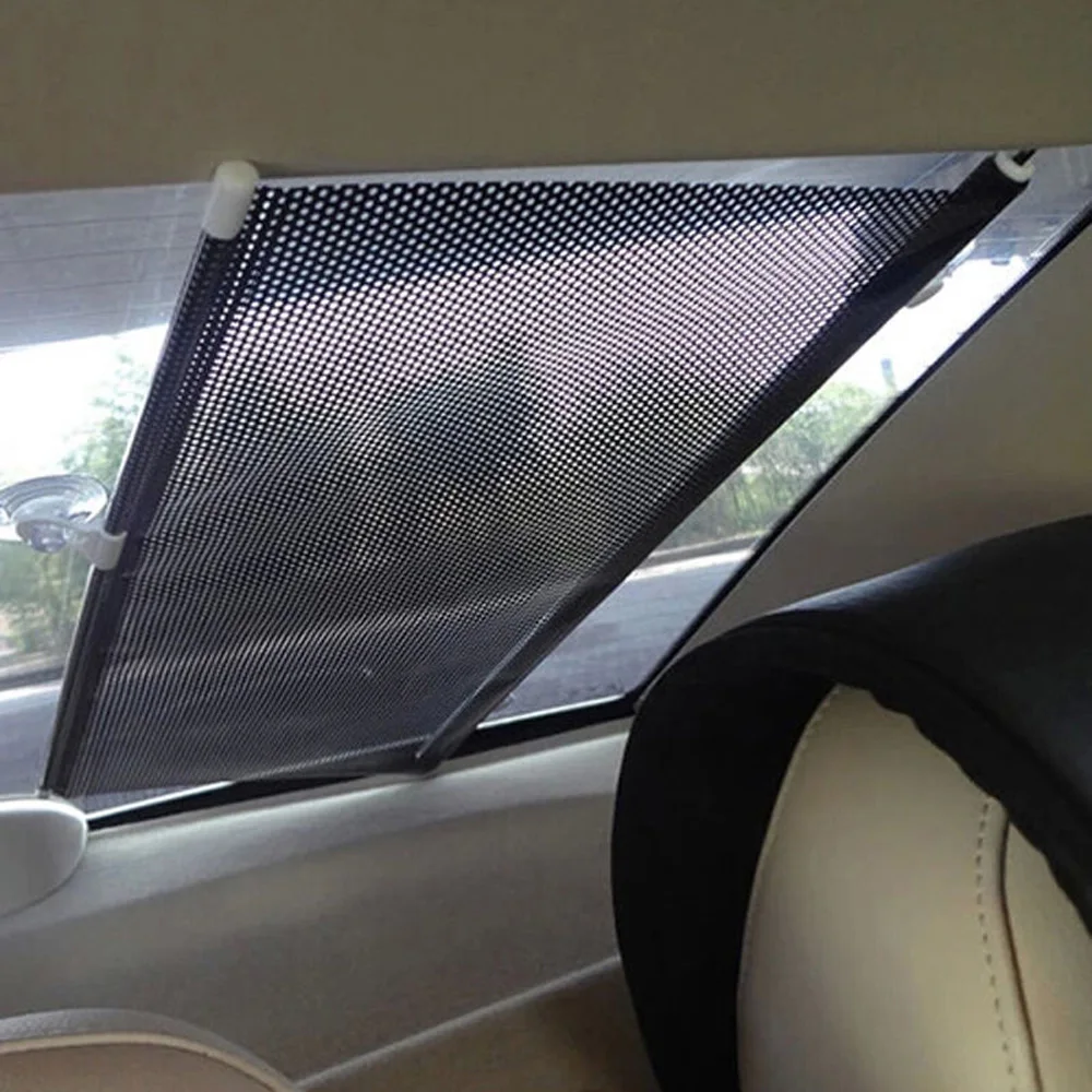 Универсальная, автомобильная, заднего вида Солнцезащитная занавеска, рулонные шторы, автоматическая Завальцовка от солнца, боковое окно, передняя Солнцезащитная занавеска