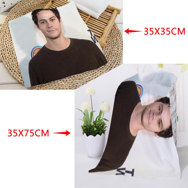 New Dylan O'brien Towels Size 35x35cm 35x75cm Square Rectangle Towels Printing Cotton Face Towel