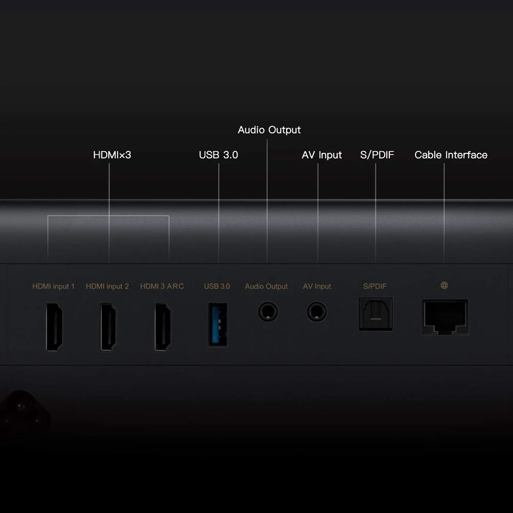 Xiaomi Mijia 4K лазерный проектор домашний кинотеатр тв проектор короткий фокус 5000 люмен Wifi Bluetooth 3D проектор dpi видео проектор