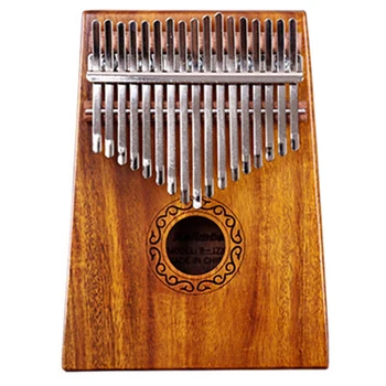 

17 Keys Kalimba African Solid Thumb Finger Piano 17 Keys Solid Wood Kalimba Musical Instrument