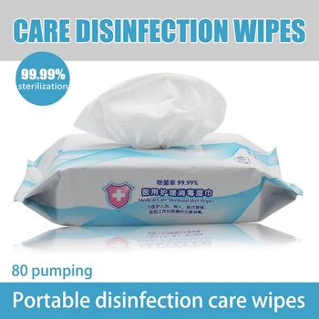 

Alcohol Disinfection Wipes Household Cleaning Portable Wet Wipes First Aid Antiseptic Cleaning Sterilization Tissue Box Swabs