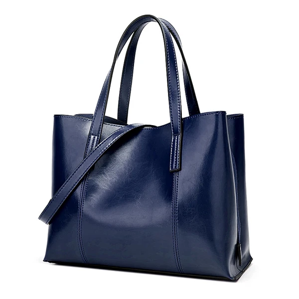 ACELURE, мягкие сумки на плечо из искусственной кожи для женщин, одноцветные простые Стильные сумки, женская сумка через плечо, Женская Повседневная сумка - Цвет: Blue