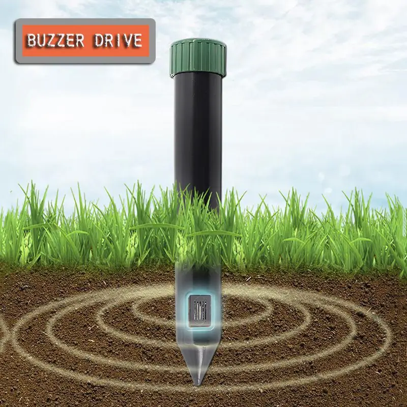 

Garden Yard Ultrasonic Solar Powered Snake Mouse Pest Rodent Repeller Household Fox Mole Gopher Animal Repellent Pest Control