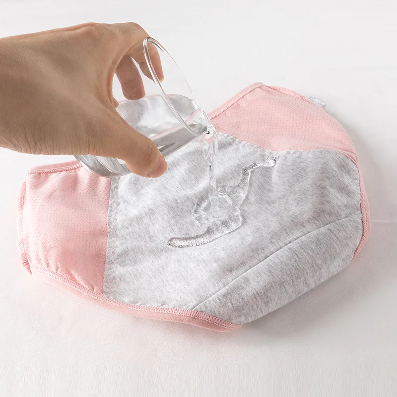 

Menstrual Pants Women Menstrual Panties Leak Proof Incontinence Underwear Panties Menstruation Mid-waist Breathable Leakproof
