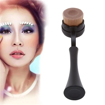 

1Pc Foundation Makeup Brushes For Fluid Loose Powder Cream Cosmetic Make Up Brush Tool Flat Concave Tip Maquiagem