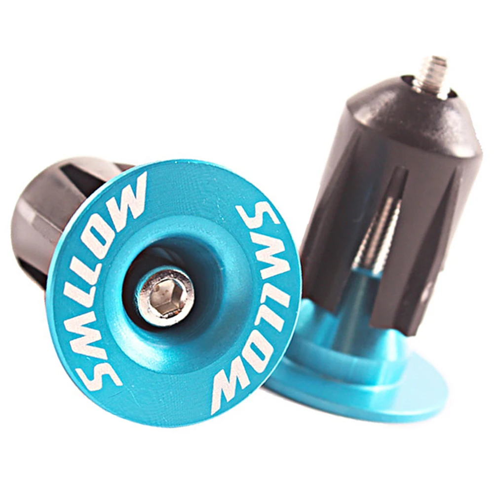 Extrémités de guidon, 2 pièces/ensemble en alliage d'aluminium pour vélo de vélo, poignée de guidon de vélo, bouchon d'extrémité noir, taille unique