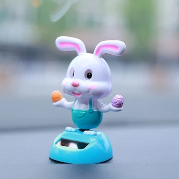 

Cute Solar Powered Dancing Swinging Animated Dancer Toy Car Windowsill Decoration New Personalized Car Decoration Gift