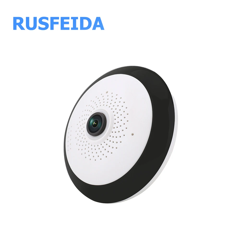 Русфейда 360 градусов панорамная камера IP HD 1080P рыбий глаз WiFi домашняя