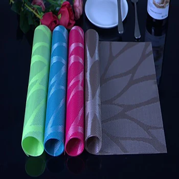 

Multi-style Hotel Environmental Protection Placemat High-end Restaurant Classic Waterproof Table Mat Teahouse PVC Coaster
