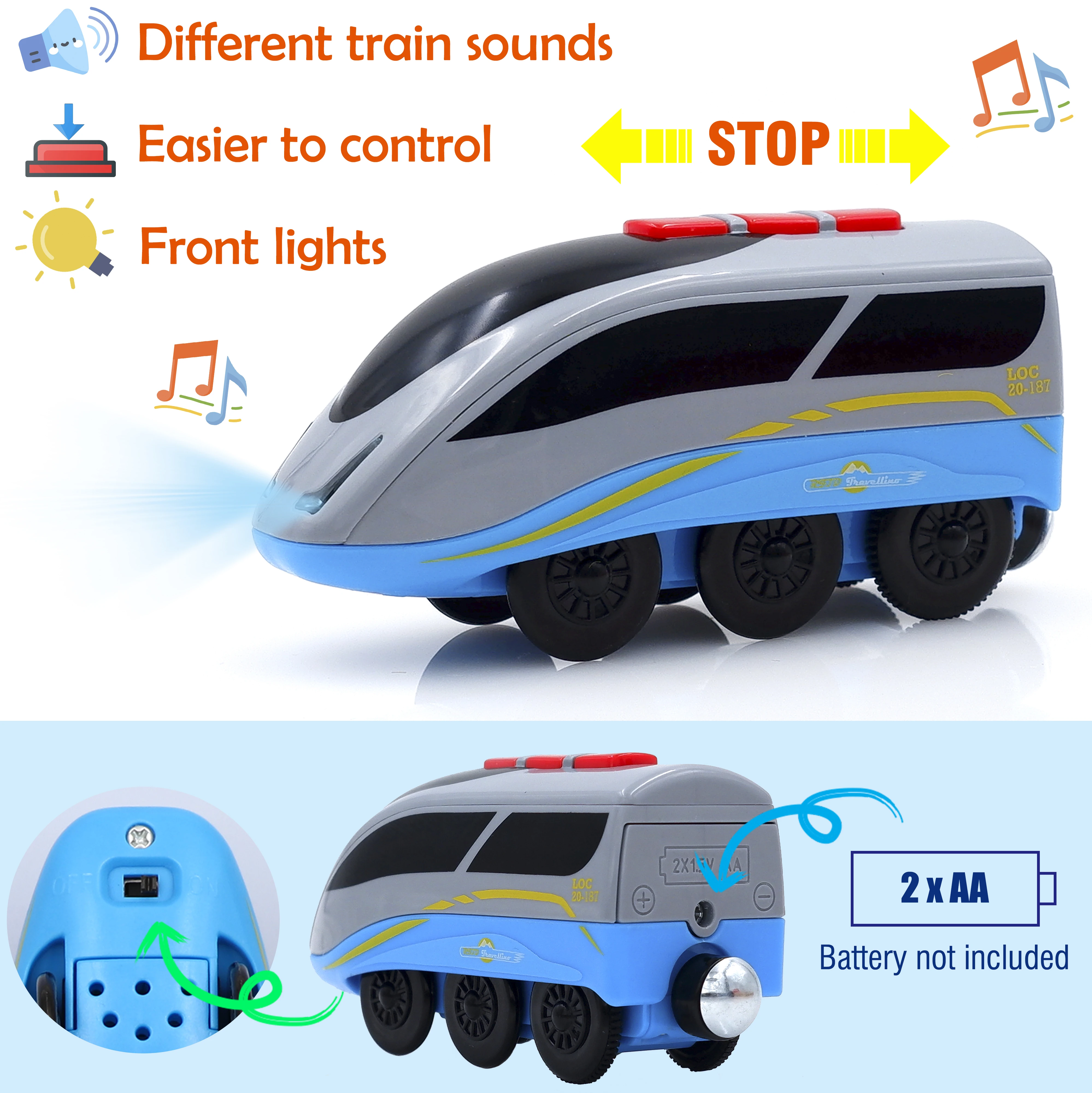 tiny electric train set