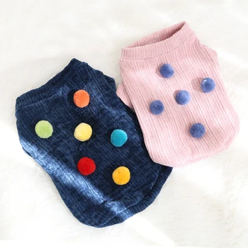 

Dog Hoodie Spring Summer Knitted Pet Clothes Small Dogs Hoodies Sweatshirt For French Bulldog Pug teacup Puppy Clothes Dog Hoody