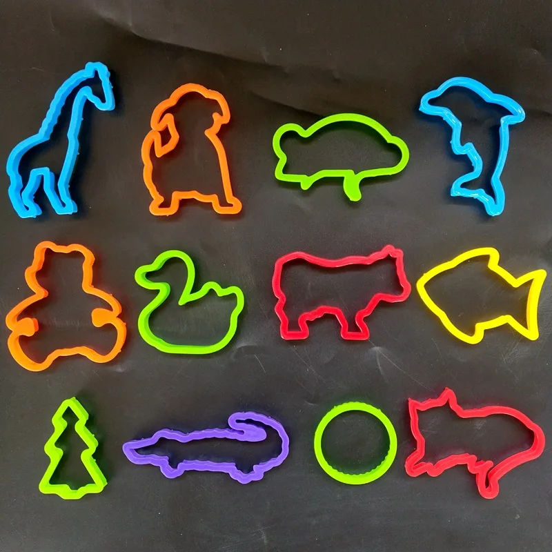 Slimes Soft Clay Flower Animals Letter Number Tool Plasticine Modeling Cutter Plastic Sculpture Play Dough Toys play dough tools,slime kit,modelling clay