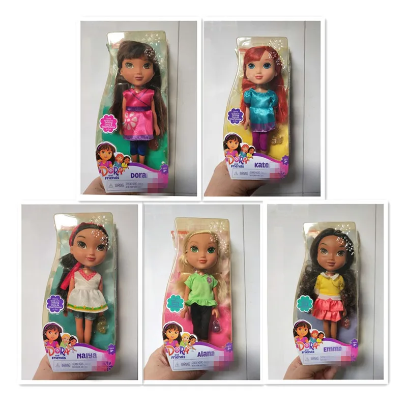 Оригинальные в коробке куклы Дора кукла-подружка, Дора, Эмма, Кейт, Алана, Naiya как на картинке гребень головы туалетный дом девочка подарок кукла - Цвет: 5 girls