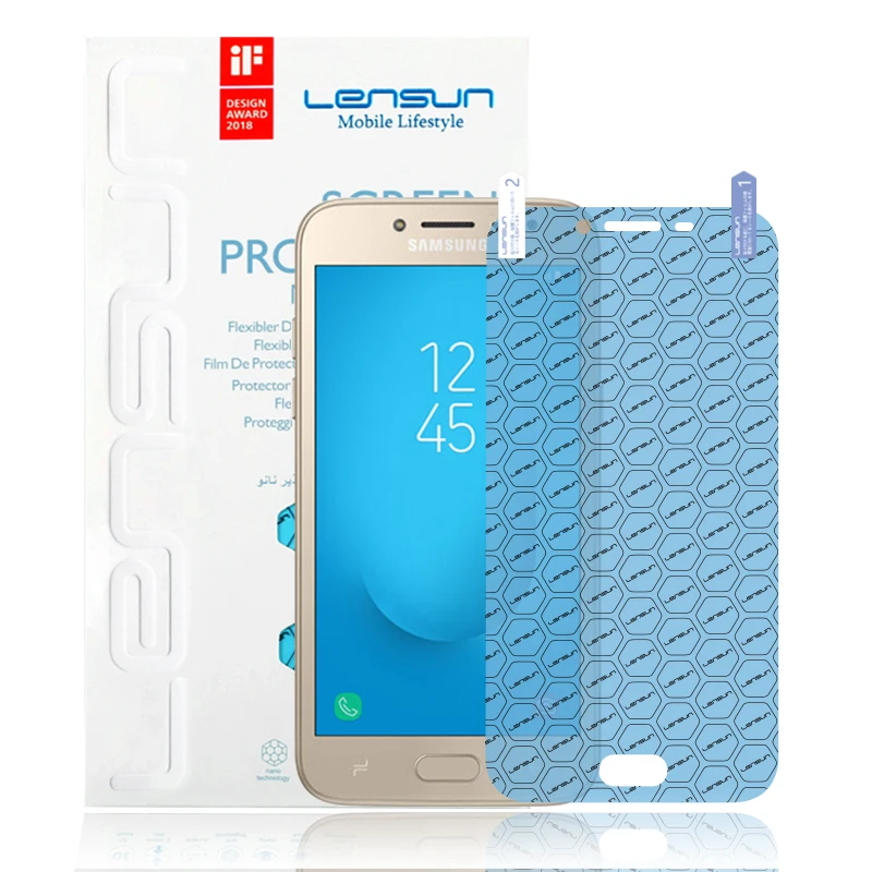 LENSUN Взрывозащищенная нано пленка для Samsung J2 Pro защита экрана|Защитные стёкла и