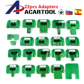 

22pcs BDM adapters KTAG KESS KTM Dimsport BDM Probe Adapters Full Set LED BDM Frame ECU RAMP Adapters