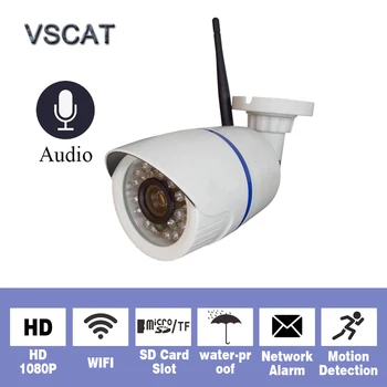 

IP Cameras Full-HD 1080P 2MP Wired Micro SD/TF ceiling IP Camera Onvif H.264/H.265 Security Waterproof Camera Optional POE Audio
