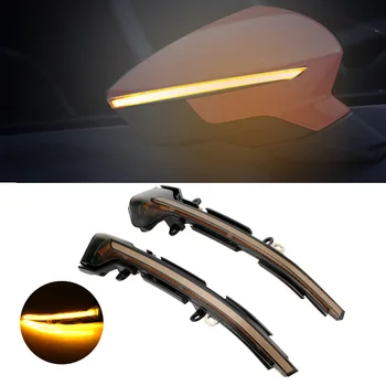 

LED Dynamic Turn Signal Blinker Sequential Side Mirror Indicator Light For SEAT Leon Mk3 5F 13-18 Ibiza KJ Mk5 V Arona 17-18