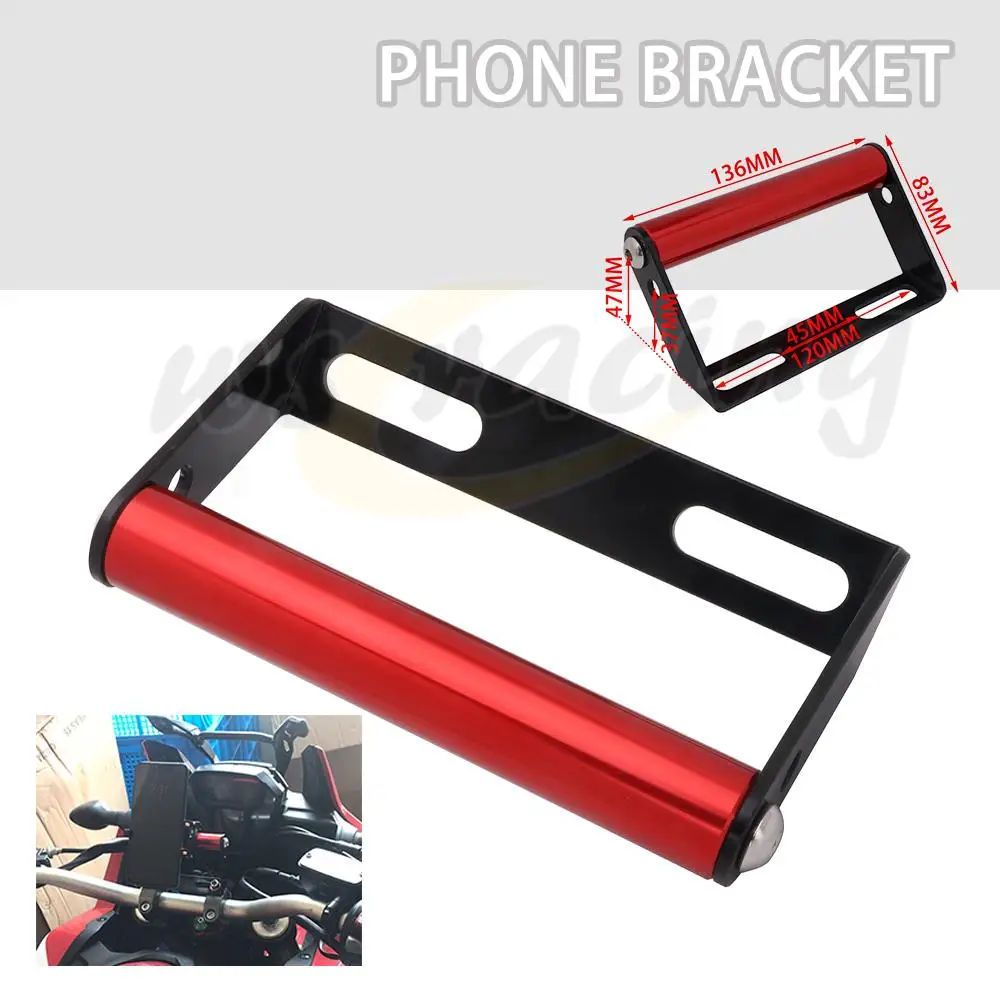 Universal Motorcycle Bike Extension Crossbar Bracket Extender Lengthen Mount Lightweight Flashlight Motorcycle GPS Phone Holder