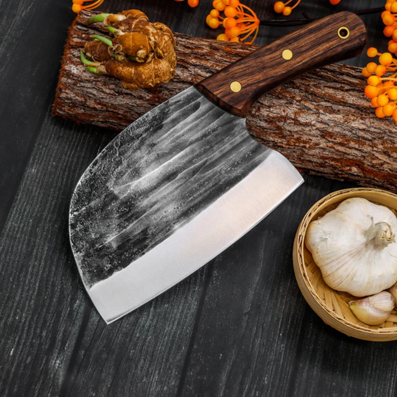 

Forged Kitchen Traditional Knives Cleaver Handmade Kitchen Knife chef knife Chinese Knife Super Sharp Blade Slicing Knives