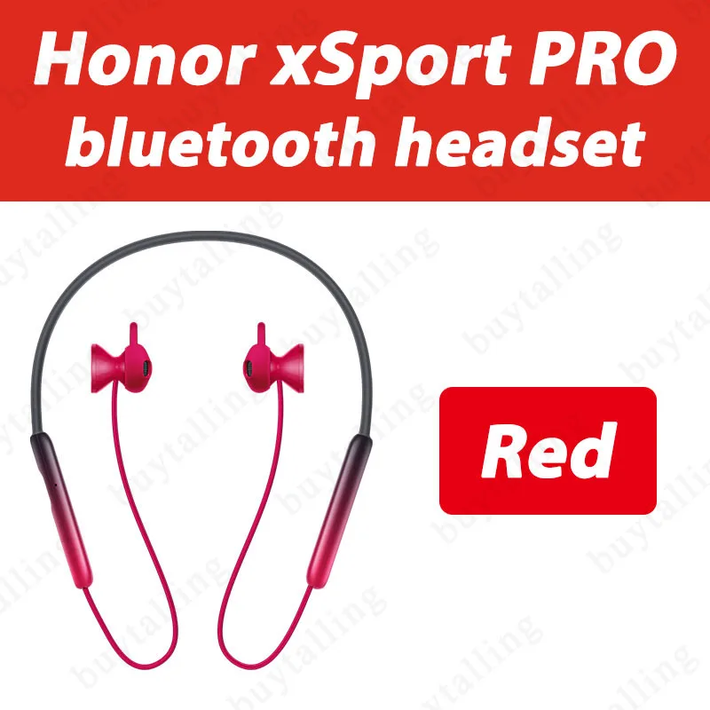 Huawei Honor xSport Pro Bluetooth Wireless Earphone Magnet Design Outdoor Sport headset - Цвет: Red