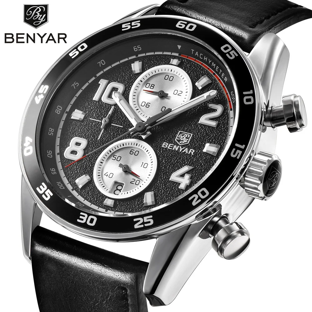 

Jacobin benyar Watch MEN'S Watch Fashion Waterproof Multi-functional Watch Quartz Watches5126