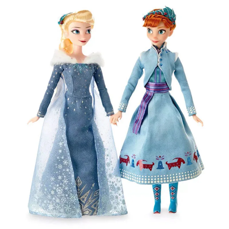 

Disney Toys Anime Frozen 2 Elsa Anna Princess Toys 30 cm Frozen 12 joint Movable Figure Dolls Birthday Gifts Toys for Child Kids