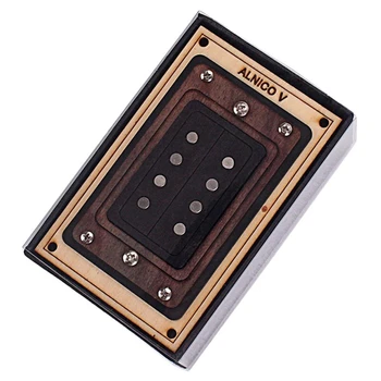 

Alnico 5 Humbucker Pickup Set for 4 String Cigar Box Guitar Replacement Parts