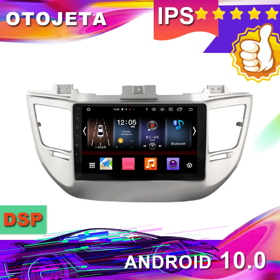 

New Arrival Android 10.0 Car GPS for HYUNDAI TUCSON IX35 2015 2016 Car Radio Multimedia 1080P tape recorder bluetooth navigation
