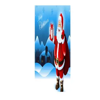 

1pc Christmas Wall Sticker Charming Cute Festive Art Sticker Wall Mural Wallpaper for Living Room Bedroom Kindergarten