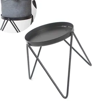 

Stand Balcony Indoor Outdoor Stable Living Room Flower Pot Holder Rustproof Home Decor Support Iron Floor Standing Display Rack